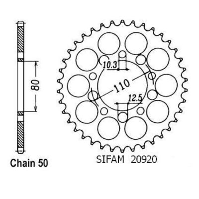 Rozeta pro Honda 20920CZ45